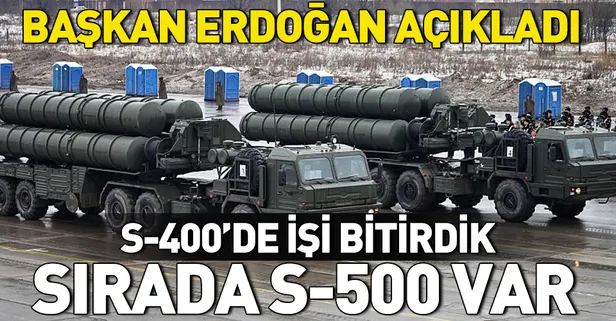 Başkan Erdoğan'dan S-400 açıklaması!