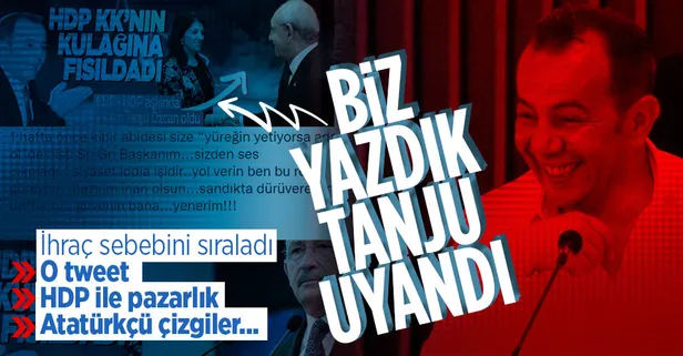 Takvim.com.tr ne dediyse o! Tanju Özcan CHP'den ihraç sebebini açıkladı: O tweet ve HDP ile ilgili söylemlerim
