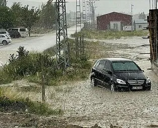 Ağrı ve Iğdır’da sağanak etkili oldu