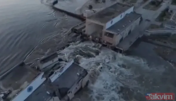 Rusya - Ukrayna savaşında şok gelişme! Nova Kakhovka barajı vuruldu! İşte ilk görüntüler! Nova Kakhovka neden önemli? - 31