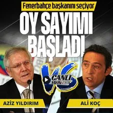 CANLI YAYIN | Fenerbahçe başkanını seçiyor! Ali Koç ve Aziz Yıldırım’ın yarıştığı kongrede oy sayma işlemi başladı