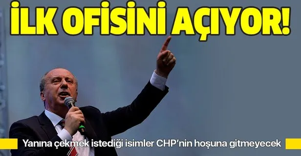 muharrem ince ilk ofisini