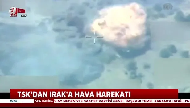 Son dakika: Kuzey Irak'a hava harekatı