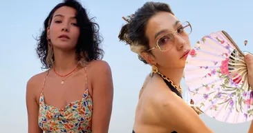 Aybüke Pusatın mavi mayolu pozları sosyal medyayı salladı! Furkan Andıçın sevgilisi Aybüke Pusat ortalığı yıktı geçti