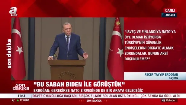 Başkan Erdoğan'dan 'NATO Zirvesi' öncesi önemli açıklamalar... İsveç ve Finlandiya, Biden, Miçotakis ve F-16'lar...