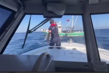 Türk balıkçı gemisine taciz ateşi