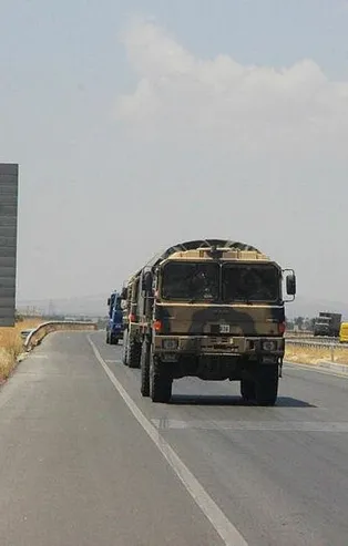 Son dakika: Suriye sınırına askeri sevkiyat