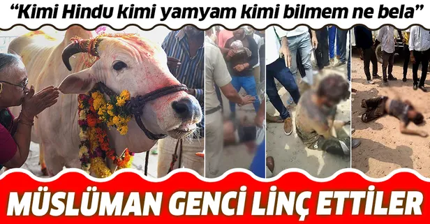 Hindular, Lokman isimli Müslüman genci, inek eti taşıdığını öne sürerek linç etti