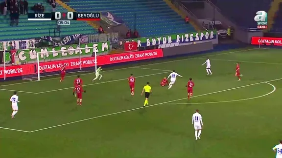 GOL | Rizespor 0-1 Beyoğlu Yeni Çarşı FK (Alhan Kurtoğlu)