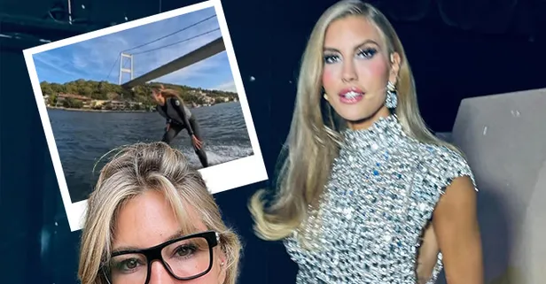 İstanbul Boğazı’nda Çağla Şıkel rüzgarı! Bir hayali daha gerçek oldu