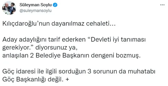 icisleri-bakani-suleyman-soyludan-kilicdarogluna-salvo-digerlerini-de-yamaklarin-bulsun-1649758785438.jpg İçişleri Bakanı Süleyman Soylu'dan Kılıçdaroğlu'na salvo: Diğerlerini de yamakların bulsun-2
