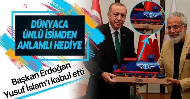 Başkan Erdoğan Yusuf İslam’ı kabul etti