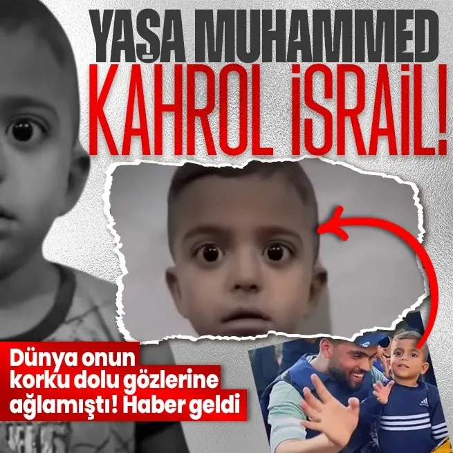 Dünya onu katil İsrail’in Gazze soykırımında korku dolu gözleriyle tanıdı! Muhammed’den haber var