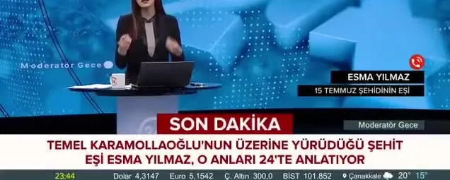 Temel Karamollaoğlunun üzerine yürüdüğü şehit eşi Esma Yılmaz yaşananları anlattı