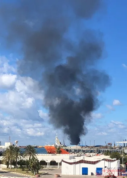 Son dakika: BM Libya Özel Temsilcisi Salame açıkladı: Başkent Trablus’taki liman füzeli saldırıya uğradı