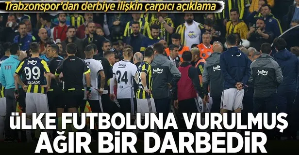Trabzonspor’dan Şenol Güneş açıklaması: “Hicap ve öfke duyuyoruz”