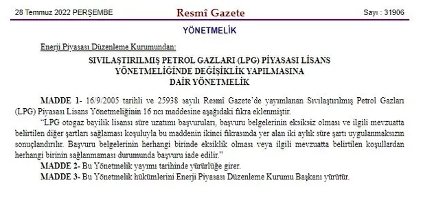 resmi-gazetede-yayimlandi-petrol-ve-lpg-piyasalari-lisans-yonetmeliklerinde-degisiklik-1658987708991.jpg Resmi Gazete'de yayımlandı! Petrol ve LPG piyasaları lisans yönetmeliklerinde değişiklik-2