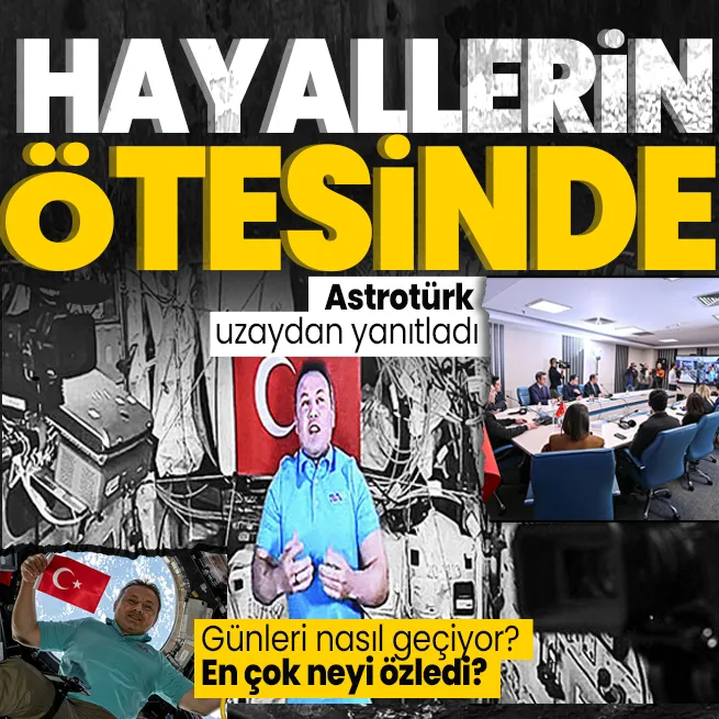 Alper Gezeravcı gazetecilerin sorularını yanıtladı: Hayallerin ötesinde! Uzayda günleri nasıl geçiyor? En çok neyi özledi?