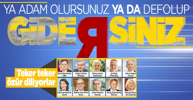 SON DAKİKA! Osman Kavala bildirisine imza atan büyükelçilerden geri adım! Teker teker özür diliyorlar