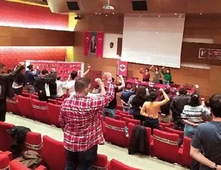 CHP’li belediye PKK destekçisi SGDF’yi salonda ağırladı