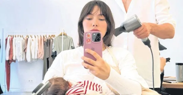 Oğluyla kuaföre giden Neslihan Deniz'e yorum yağdı!