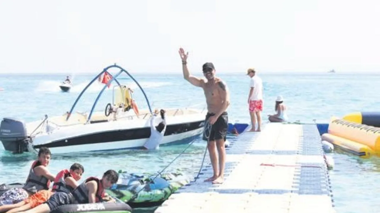 Emre Altuğ’dan çocukları Uzay ve Kuzey’le adrenalin şov!