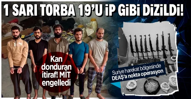 MİT'ten DEAŞ operasyonu: 1'i ölü 19 terörist yakalandı!