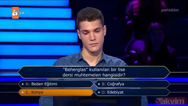 Kim Milyoner Olmak İster'e damga vuran Türkçe sorusu: Hangisi TDK sözlüklerinde tanımı olan bir ifade değildir? - 24