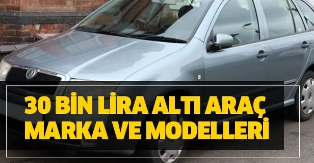 2020 yılı en ucuz ikinci el araba modelleri: 30 bin lira altı araç markaları sayfamızda