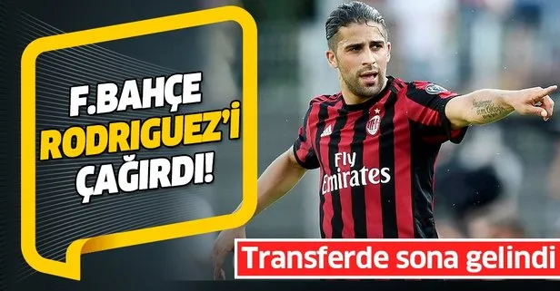 Fenerbahçe Rodriguez’i çağırdı! Transferde artık sona gelindi...