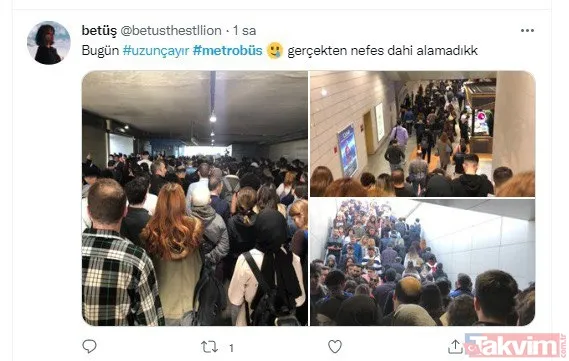 Metrobüs çöktü! Vatandaşlar İBB'ye isyan etti - 1