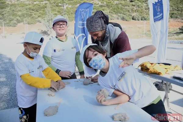 CHP'nin yönettiği Kuşadası Belediyesi çocuklara heykel eğitimi veriyor: Neopolis Heykel Sempozyumu - 3