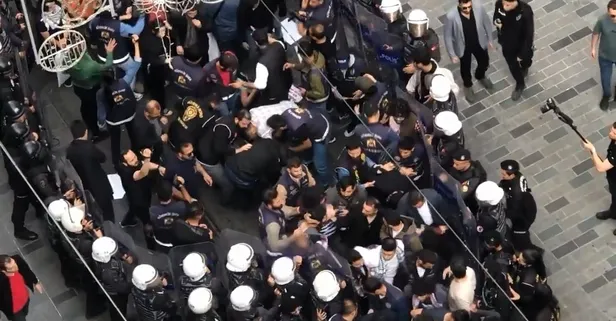 Beyoğlu'nda İsrail protestoları: 43 şahıs yakalandı 5'i hakkında adli işlem yapıldı 2 polis açığa alındı
