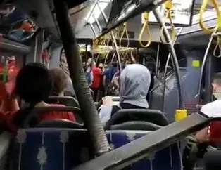 İETT otobüsünde şoke eden manzara
