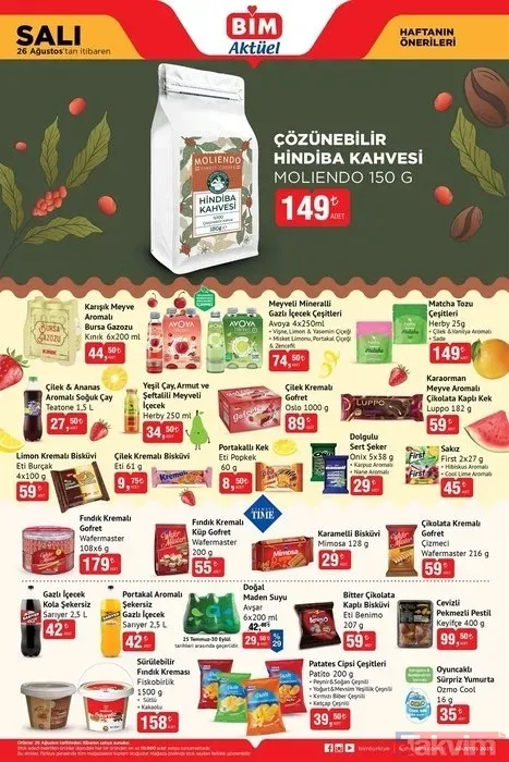 Haftanın Bim Kataloğu (26 Ağustos 2025): İndirimli Ürünler Salı Günü Raflarda!