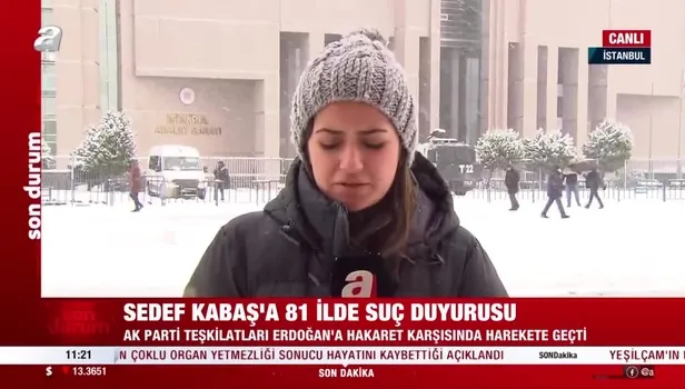 Sedef Kabaş'a 81 ilde suç duyurusu