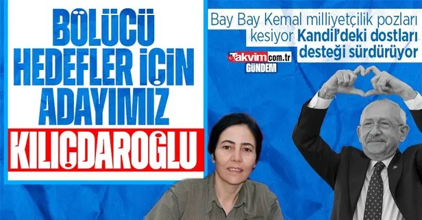 PKK elebaşı Filiz Duman’dan bölücülük hedefleri için 7’li koalisyonun adayı Kemal Kılıçdaroğlu’na destek!
