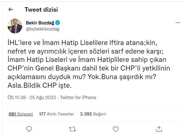CHP, İmam Hatiplilere hakarete arka çıktı! Gülşen'in seviyesizliğine 'şaka' dendi, Kılıçdaroğlu yargı camiasını hedef gösterdi-5