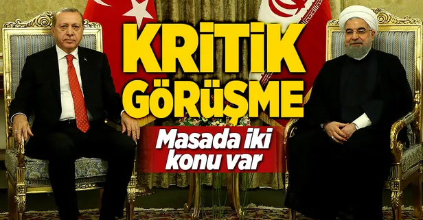 Erdoğan-Ruhani arasında kritik görüşme