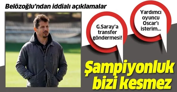 Fenerbahçe Sportif Direktörü Emre Belözoğlu’ndan bomba açıklamalar: Bizi şampiyonluk kesmez