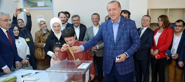 Erdoğan'ın oy kullandığı sandıktan "evet" çıktı