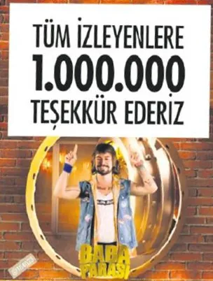 Baba Parası filmi 1 milyon izlenme barajını aştı-1