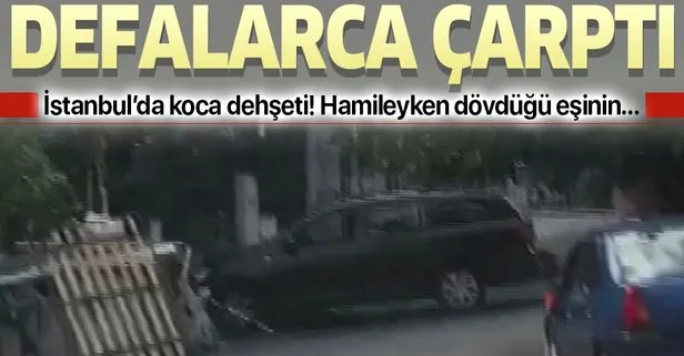 İstanbul’da koca dehşeti! Arabayla eve daldı