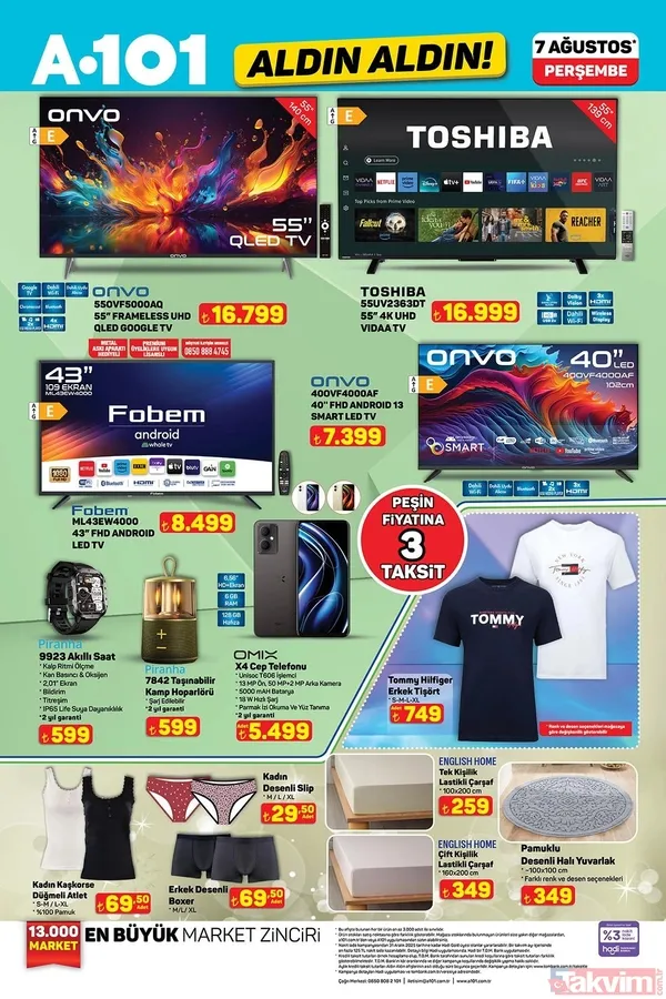 A101 7 Ağustos Perşembe kataloğu açıklandı! Bu hafta neler var? İşte tam ürün listesi ve fiyatlar - 22