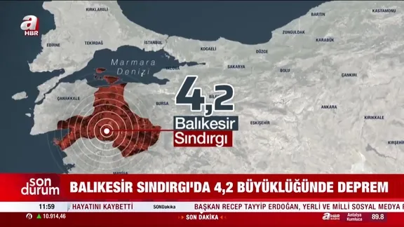 Balıkesir Sındırgı'da peş peşe deprem!