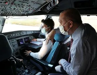 Başkan Erdoğan yeni havalimanını pilotlara sordu