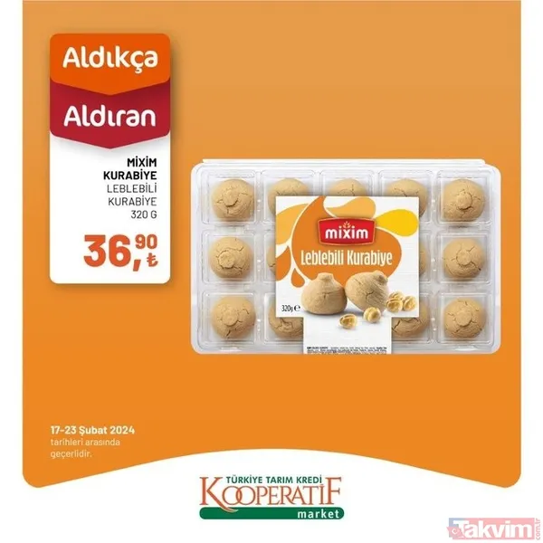 Tarım Kredi KATALOĞU 19-23 Şubat 2024 FİYAT LİSTESİ! Kooperatif market 32 üründe fiyatları indirdi! 2 katlı 6'lı kağıt havlu 54.90 TL... - 40