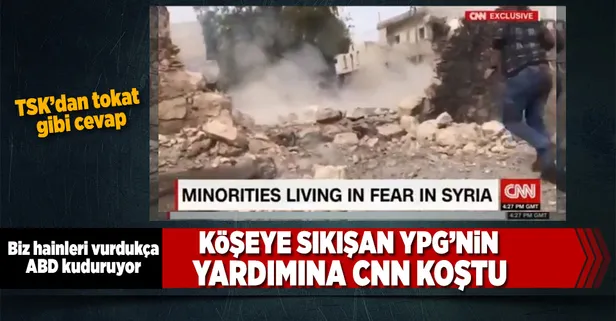 CNN'de Türkiye sivilleri vuruyor yalanı