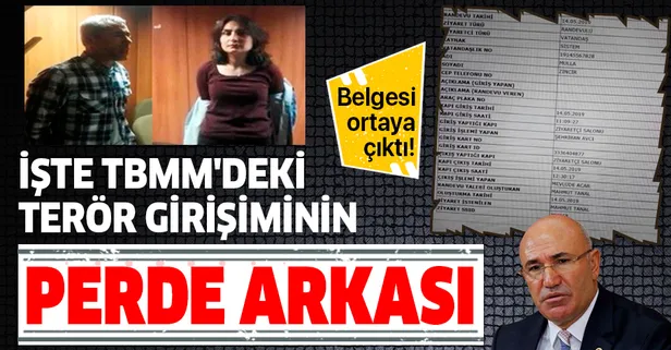 2 DHKP-C’li teröristin Meclis’e girişine CHP’li Mahmut Tanal izin vermiş! İşte belgesi