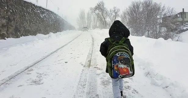 Son dakika... Ardahan’da eğitime kar engeli